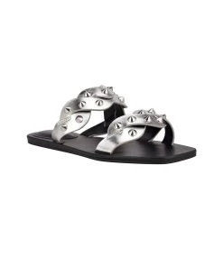Marc Fisher Bodil Womens Faux Leather Metallic Slide Sandals -Marc Fisher Sales 0263f43f320840bc8b6d40d8a87eb88a 1080x