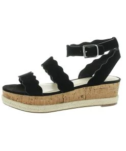 Marc Fisher Fayme Womens Woven Ankle Strap Flatform Sandals