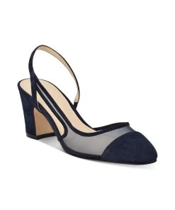 Marc Fisher Laynie Womens Leather Slip On Pumps