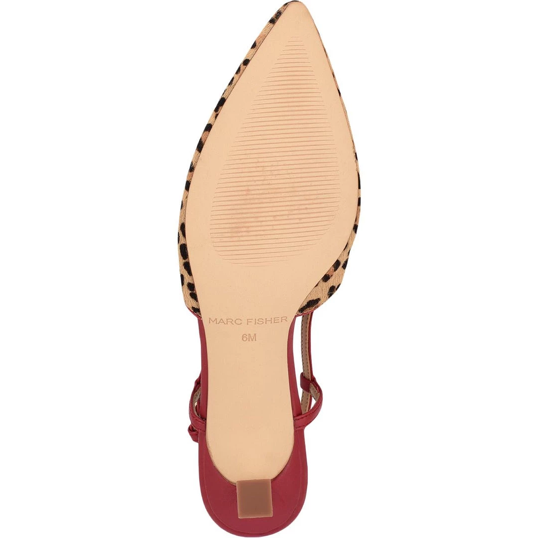 Marc Fisher cAIRALY Womens Leather Pointed Toe Slingback Heels 4 Marc Fisher cAIRALY Womens Leather Pointed Toe Slingback Heels - Image 2