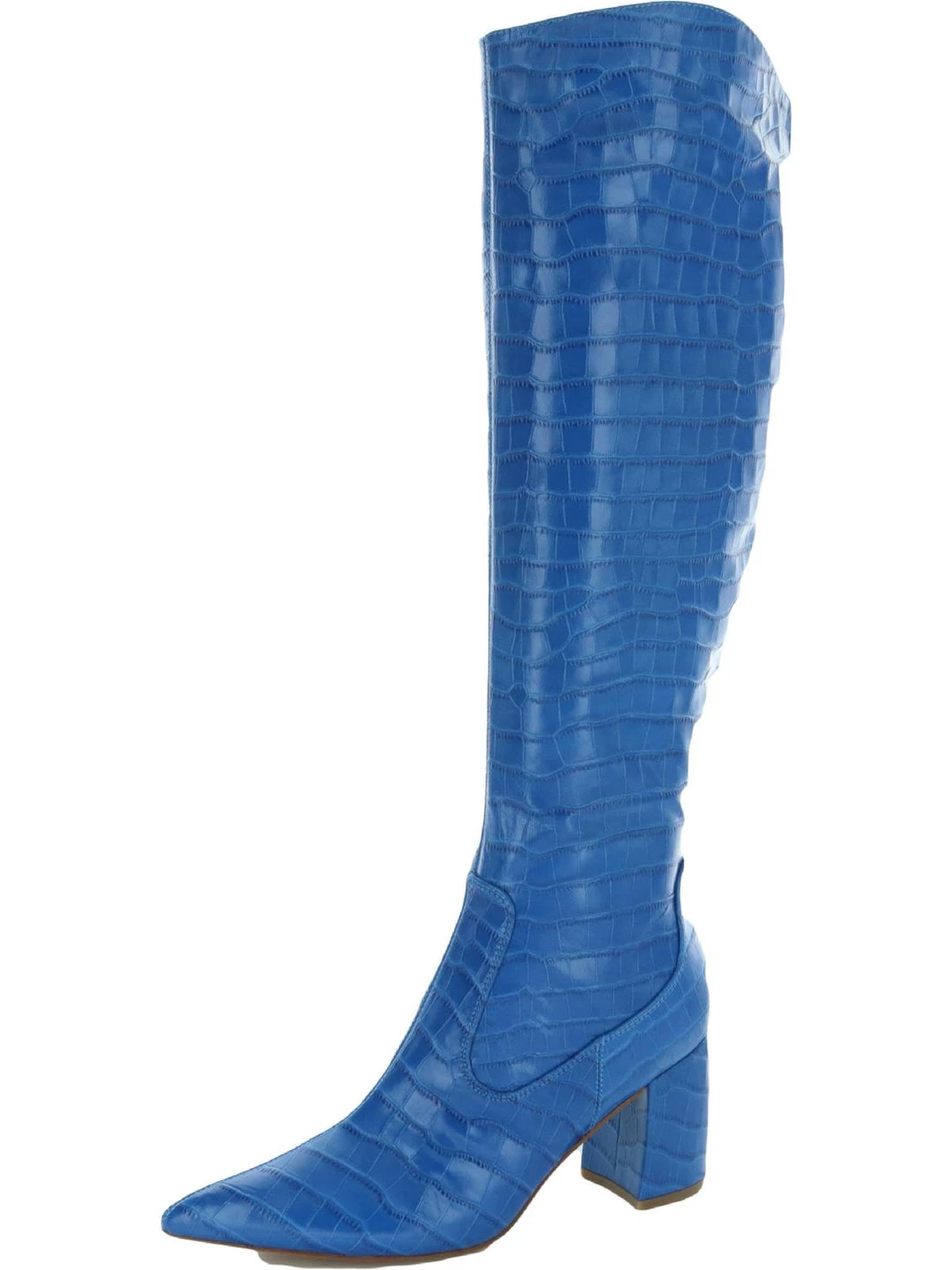 Marc Fisher Retie 4 Womens Leather Embossed Over-The-Knee Boots 6 Marc Fisher Retie 4 Womens Leather Embossed Over-The-Knee Boots - Image 4