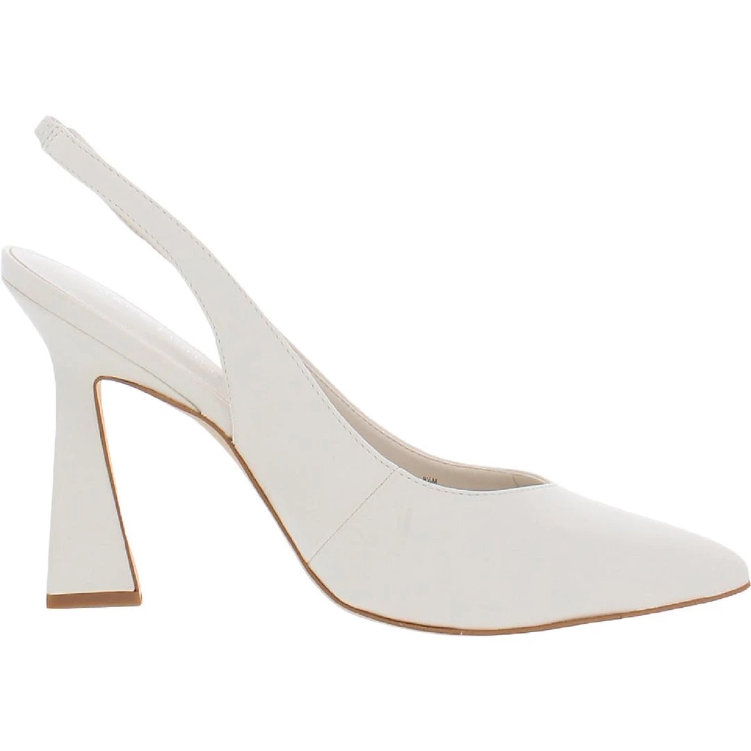 Marc Fisher Scully4 Womens Faux Leather Pumps Slingback Heels 5 Marc Fisher Scully4 Womens Faux Leather Pumps Slingback Heels - Image 3