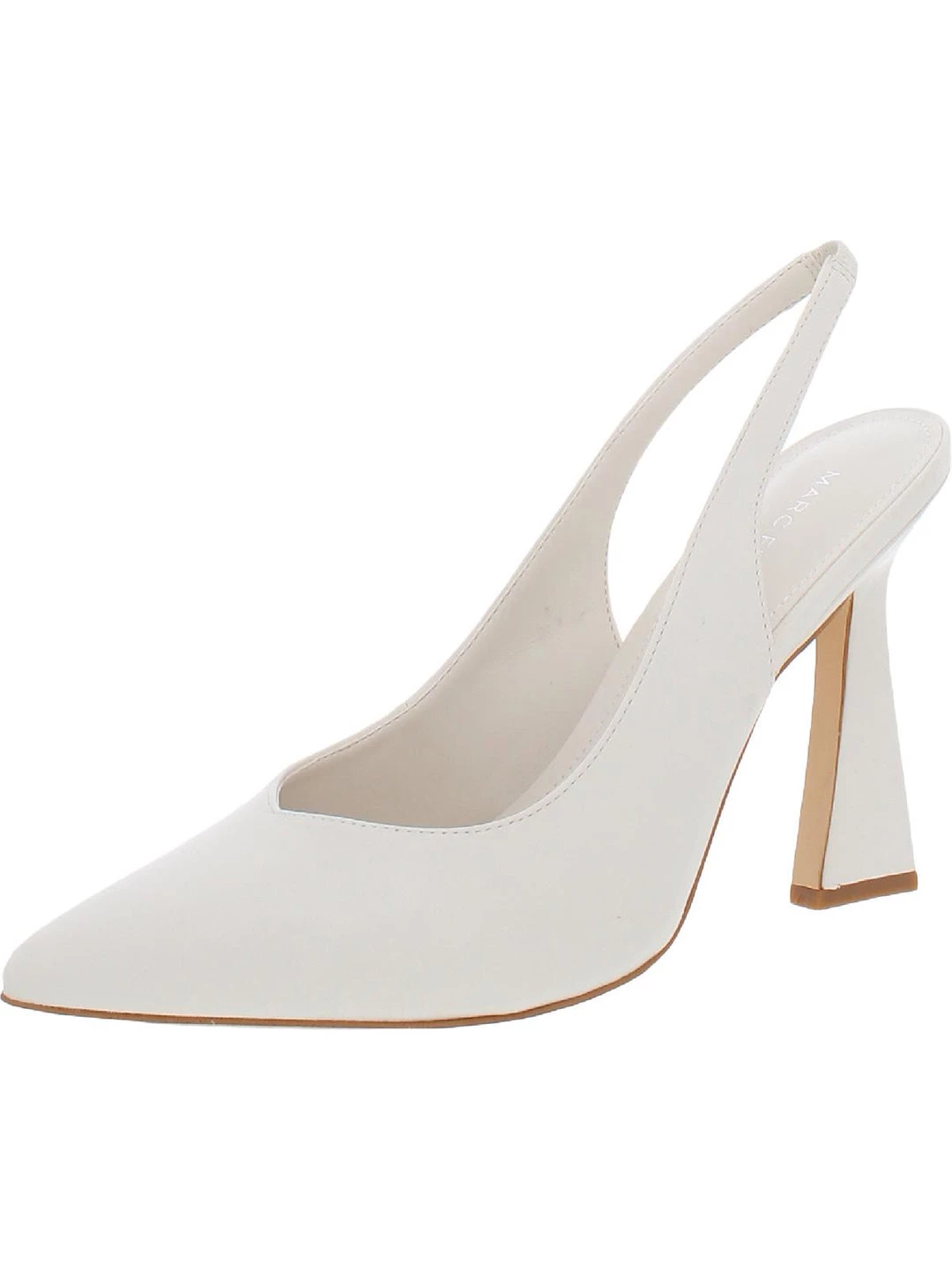 Marc Fisher Scully4 Womens Faux Leather Pumps Slingback Heels 3 Marc Fisher Scully4 Womens Faux Leather Pumps Slingback Heels