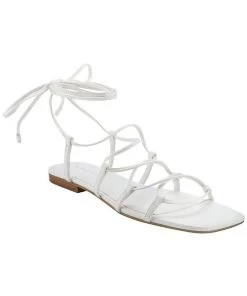 Marc Fisher Calivia Womens Faux Leather Ankle Strap Gladiator Sandals