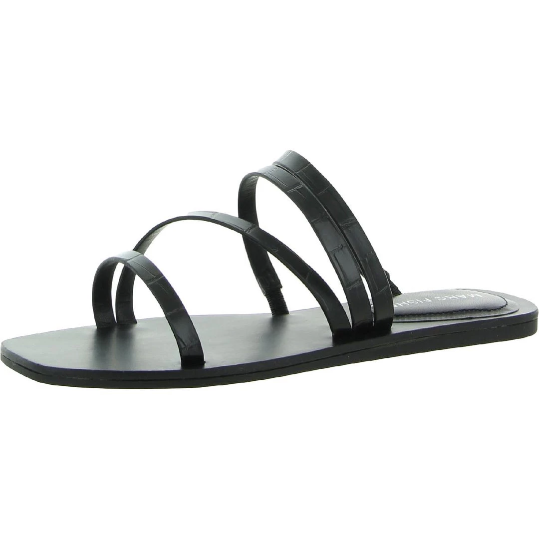 Marc Fisher Bonina Womens Faux Leather Strappy Flats 4 Marc Fisher Bonina Womens Faux Leather Strappy Flats - Image 2