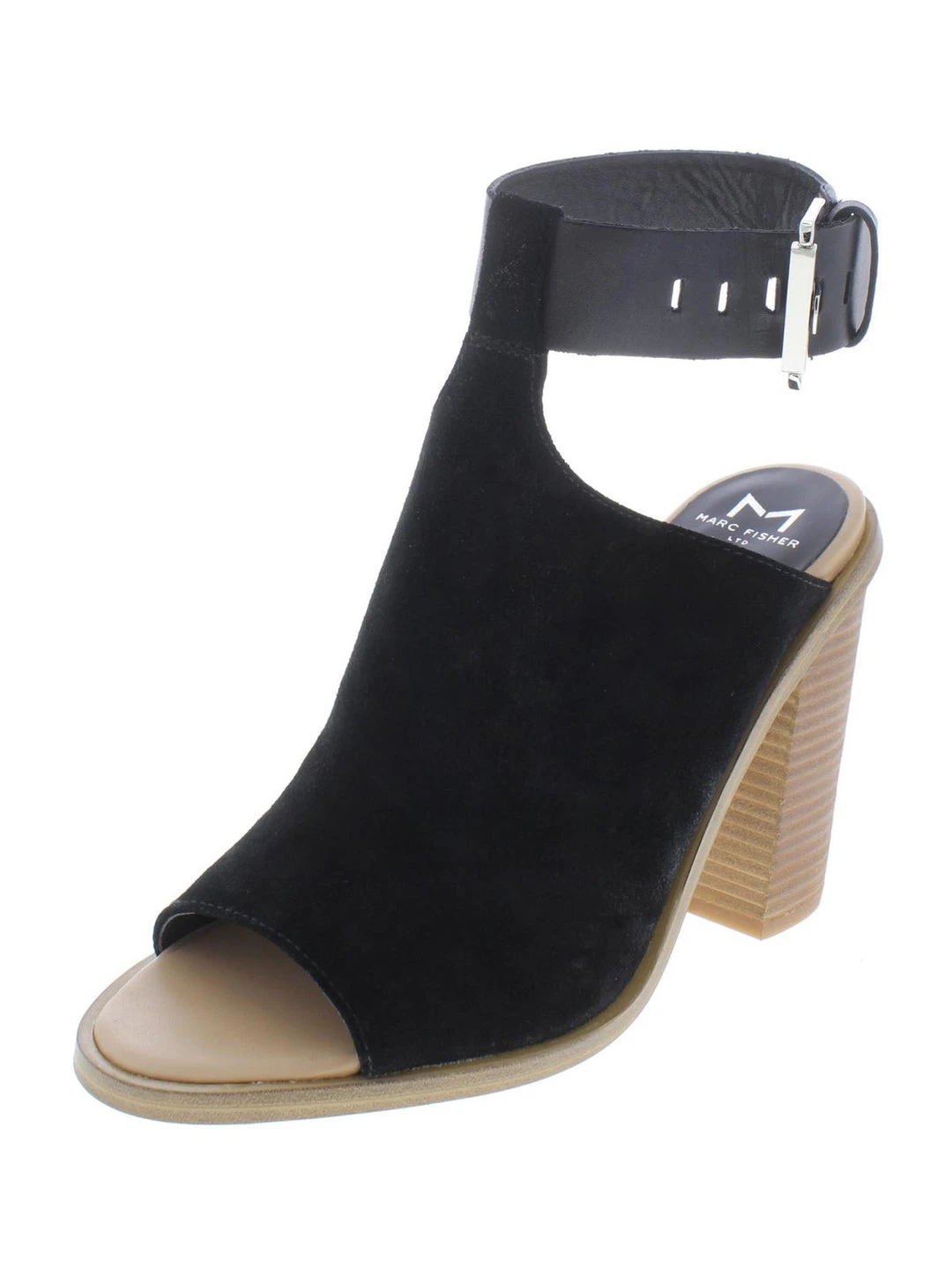 Marc Fisher Vashi Womens Suede Ankle Heels 3 Marc Fisher Vashi Womens Suede Ankle Heels