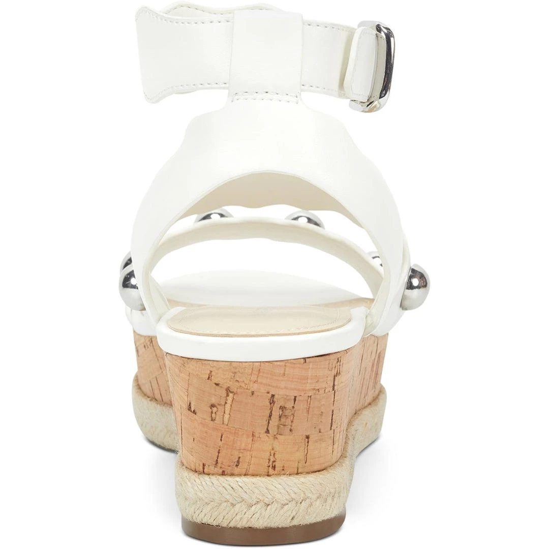 Marc Fisher Faythe Womens Faux Leather Cork Wedge Sandals 5 Marc Fisher Faythe Womens Faux Leather Cork Wedge Sandals - Image 3