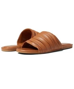 Marc Fisher Oswin 2 Flat Sandal in Medium Natural for women