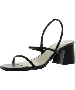 Marc Fisher Womens Strappy Square Toe Slingback Sandals