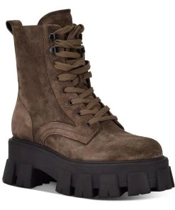 Marc Fisher Happy Womens Suede Lugged Sole Combat & Lace-up Boots -Marc Fisher Sales 9a9ce74458334753a7430e3bbc8f7ba2 1080x