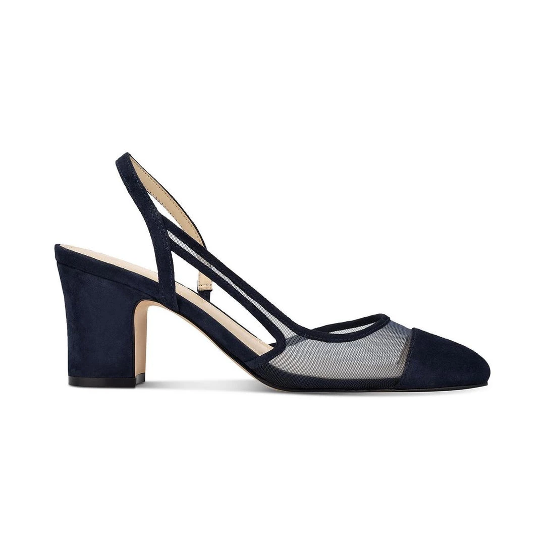 Marc Fisher Laynie Womens Leather Slip On Pumps 4 Marc Fisher Laynie Womens Leather Slip On Pumps - Image 2