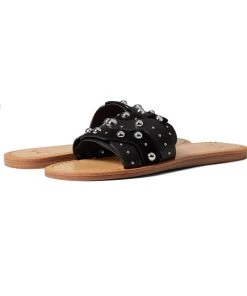 Marc Fisher Paxton Stud Slide Sandal in Black for women