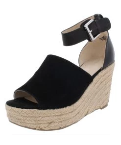 Marc Fisher Cala Womens Suede Dressy Wedge Sandals