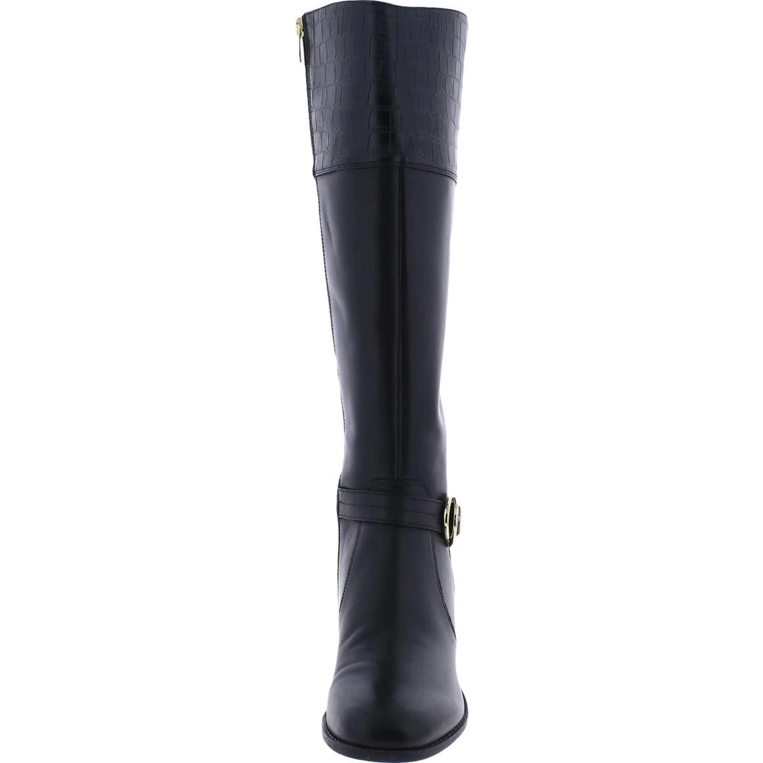 Marc Fisher Womens Embossed Leather Knee-High Boots 5 Marc Fisher Womens Embossed Leather Knee-High Boots - Image 3