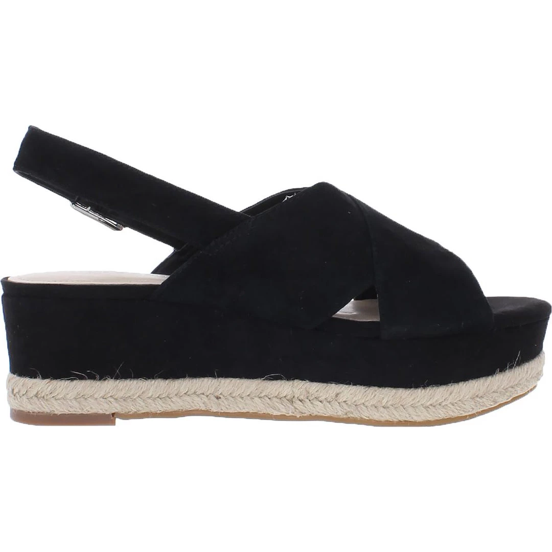Marc Fisher Flama Womens Suede Criss-Cross Front Espadrilles 4 Marc Fisher Flama Womens Suede Criss-Cross Front Espadrilles - Image 2
