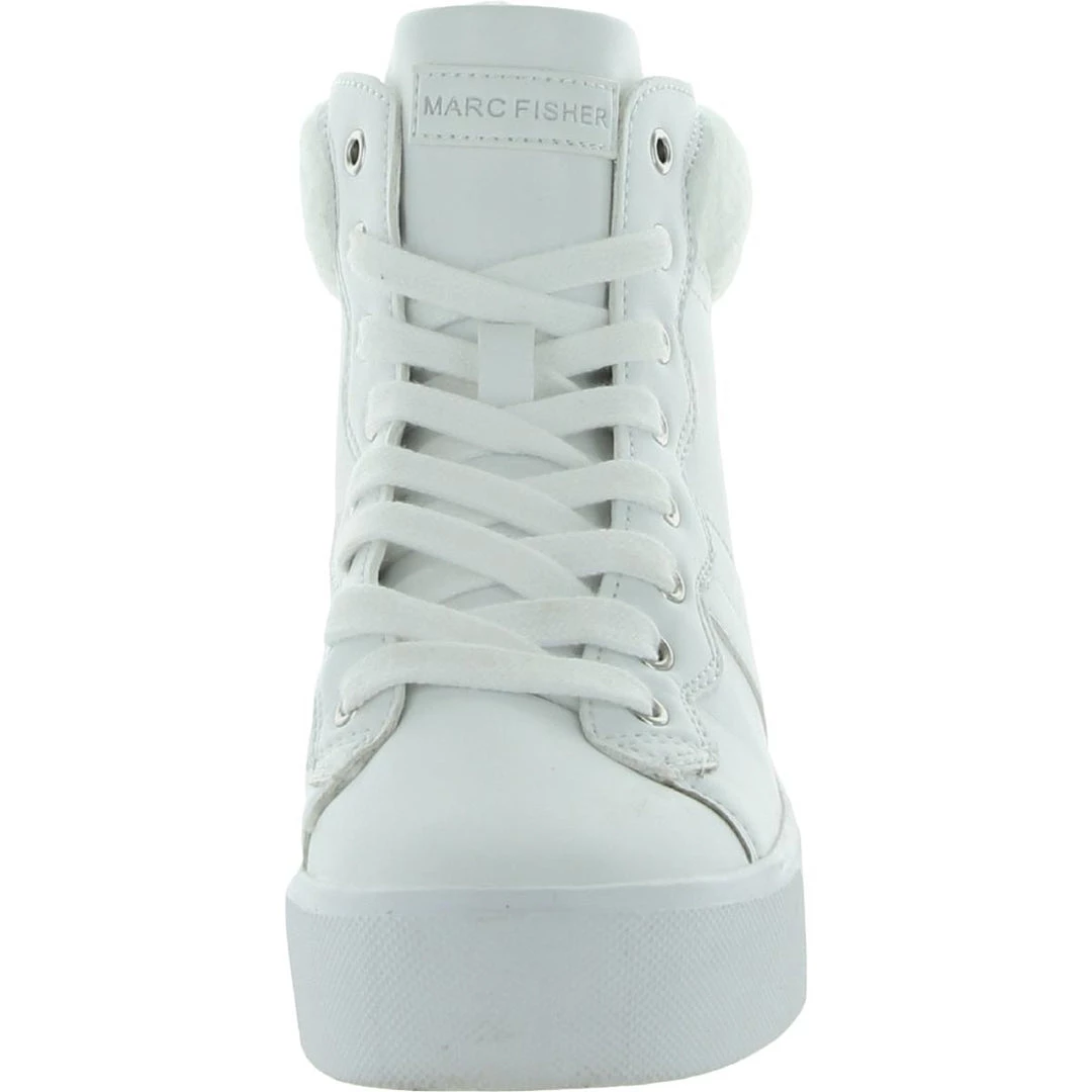 Marc Fisher Dapyr Womens Faux Leather High Top High Top Sneakers 5 Marc Fisher Dapyr Womens Faux Leather High Top High Top Sneakers - Image 3