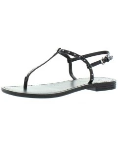 Marc Fisher Fallona Womens Patent Leather Studded Slingback Sandals