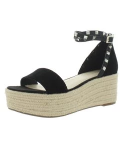 Marc Fisher Sales 42 Marc Fisher Jazlyn Womens Suede Open Toe Espadrilles