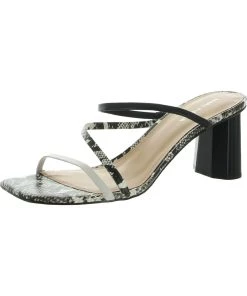 Marc Fisher Aliana Womens Leather Slip-On Heels