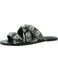 Marc Fisher Bryte 2 Womens Snake Print Slip On Pool Slides