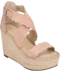 Marc Fisher Calita Womens Leather Shoes Wedge Sandals