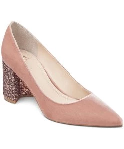 Marc Fisher Zack Womens Velvet Glitter Pumps