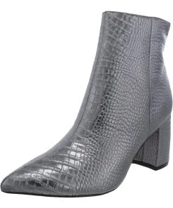 Marc Fisher Retirer Womens Block Heel Pointed Toe Ankle Boots